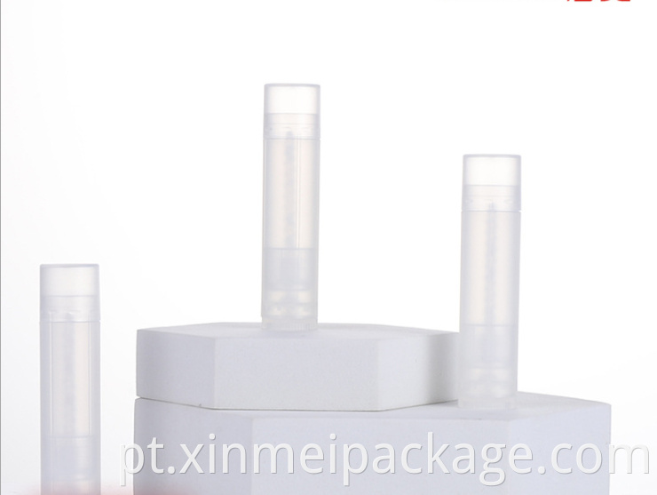 clear lip balm tube